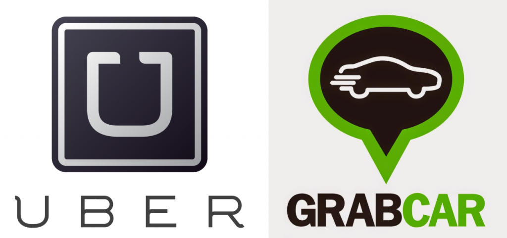 Dịch vụ đi xe nhờ Uber và Grab
