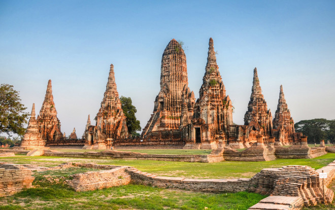 Các di tích cổ ở Phra Nakhon Si Ayutthaya.