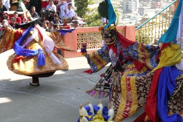 Lễ hội trong dịp Tết tại Bhutan.
