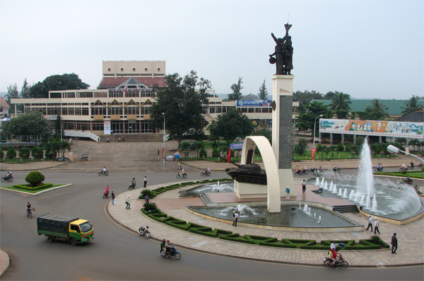 Thành phố Buôn Ma Thuột được coi là trung tâm của Đăk Lăk. 