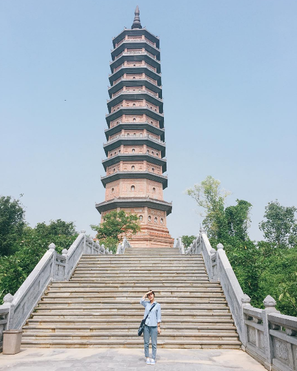 Tòa bảo tháp 13 tầng cao nhất Đông Nam Á trong chùa Bái Đính - halou.nguyen 