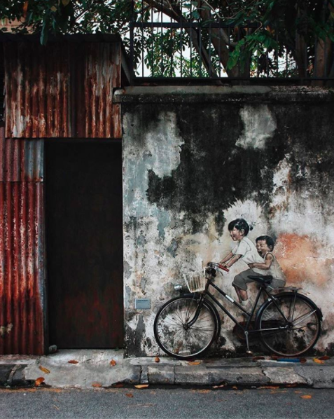 Penang với những bức tường đầy hình vẽ (@ihaveathingforwalls) 