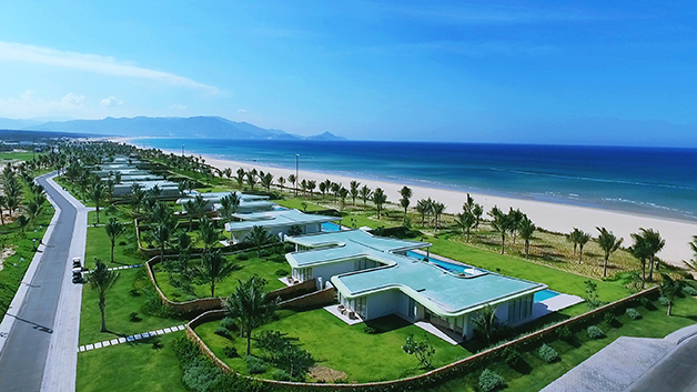 Một góc khu nghỉ dưỡng FLC Luxury Resort Quynhon. 