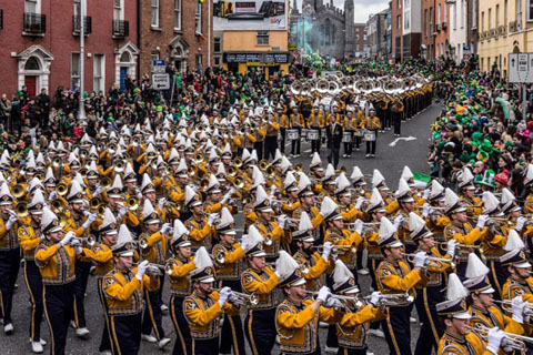Lễ hội thánh St.Patrick ở Dublin