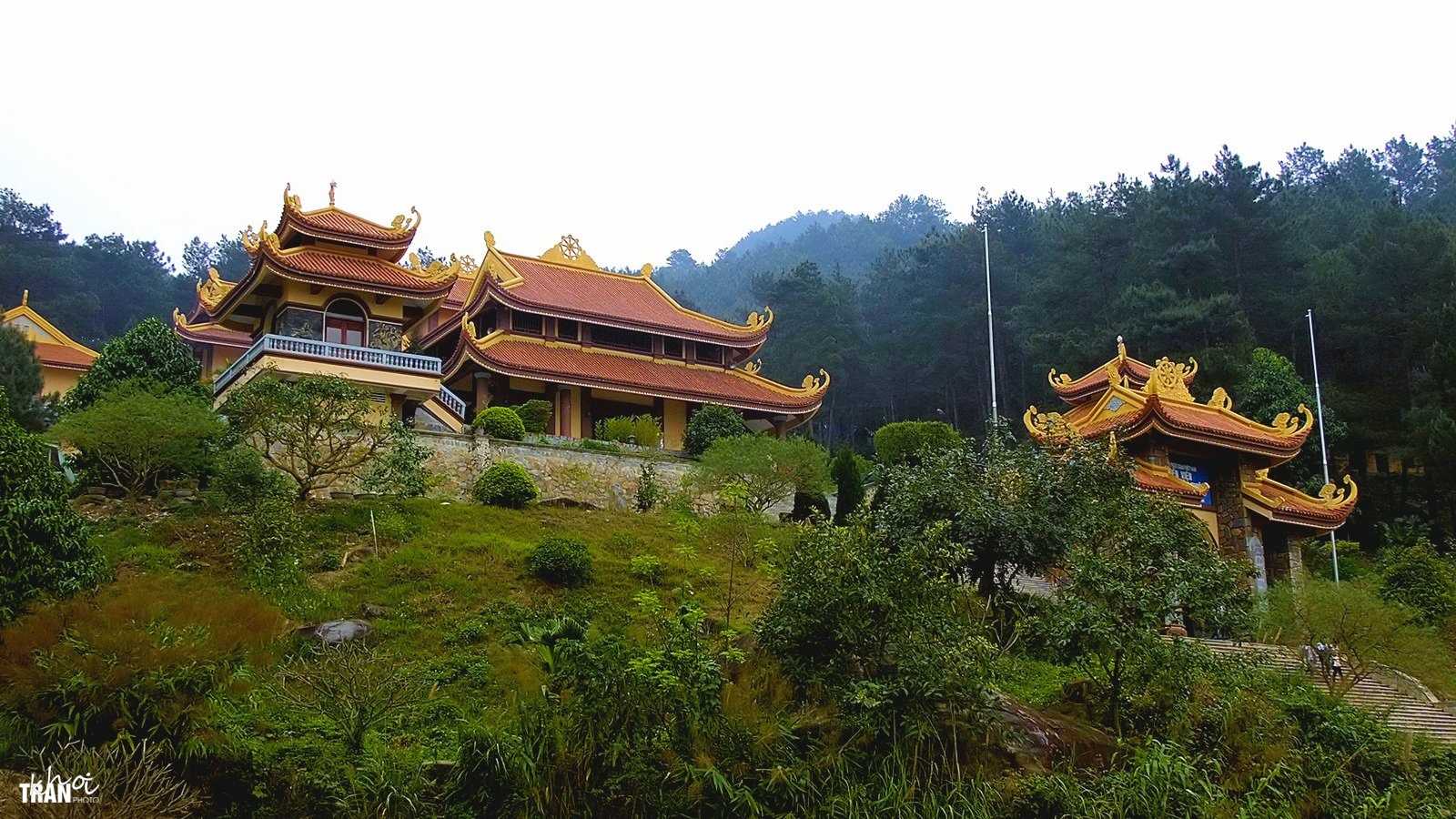 Thiền viện Trúc Lâm, Tây Thiên - Ảnh sưu tầm. 