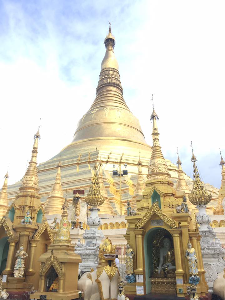 Một góc chùa Shwedagon 