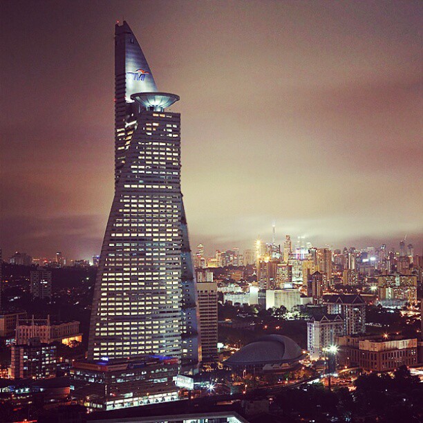 Telekom Tower ở Kuala Lumpur (Malaysia), ảnh: Adam kojuna on Instagram