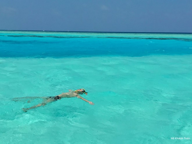 Maldives là thiên đường du lịch. Ảnh: Hồ Khánh Toàn