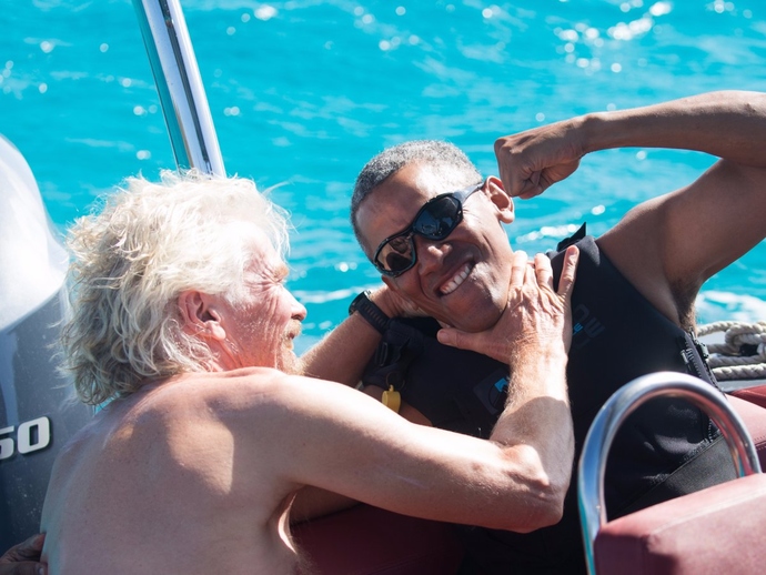 Branson cho AP biết, mời được ông Obama tới đảo là vinh hạnh lớn đối với ông cũng như đối với Necker Island.