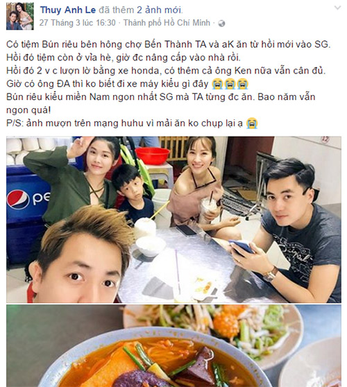 Nguồn: Facebook Thuy Anh Le.