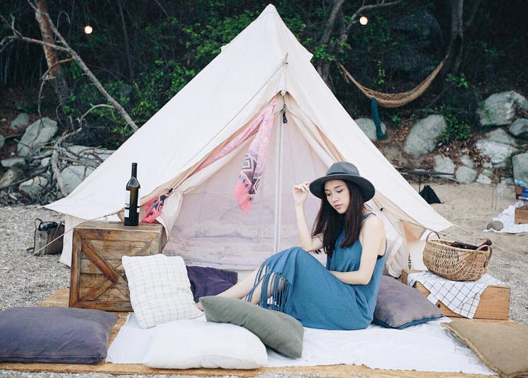 Những túp lều nhỏ dựng sẵn bên bờ sông thơ mộng ở Thái Lan - yianyn