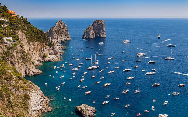 Marina Piccola and Faraglione Rocks, Isle of Capri, Italy
