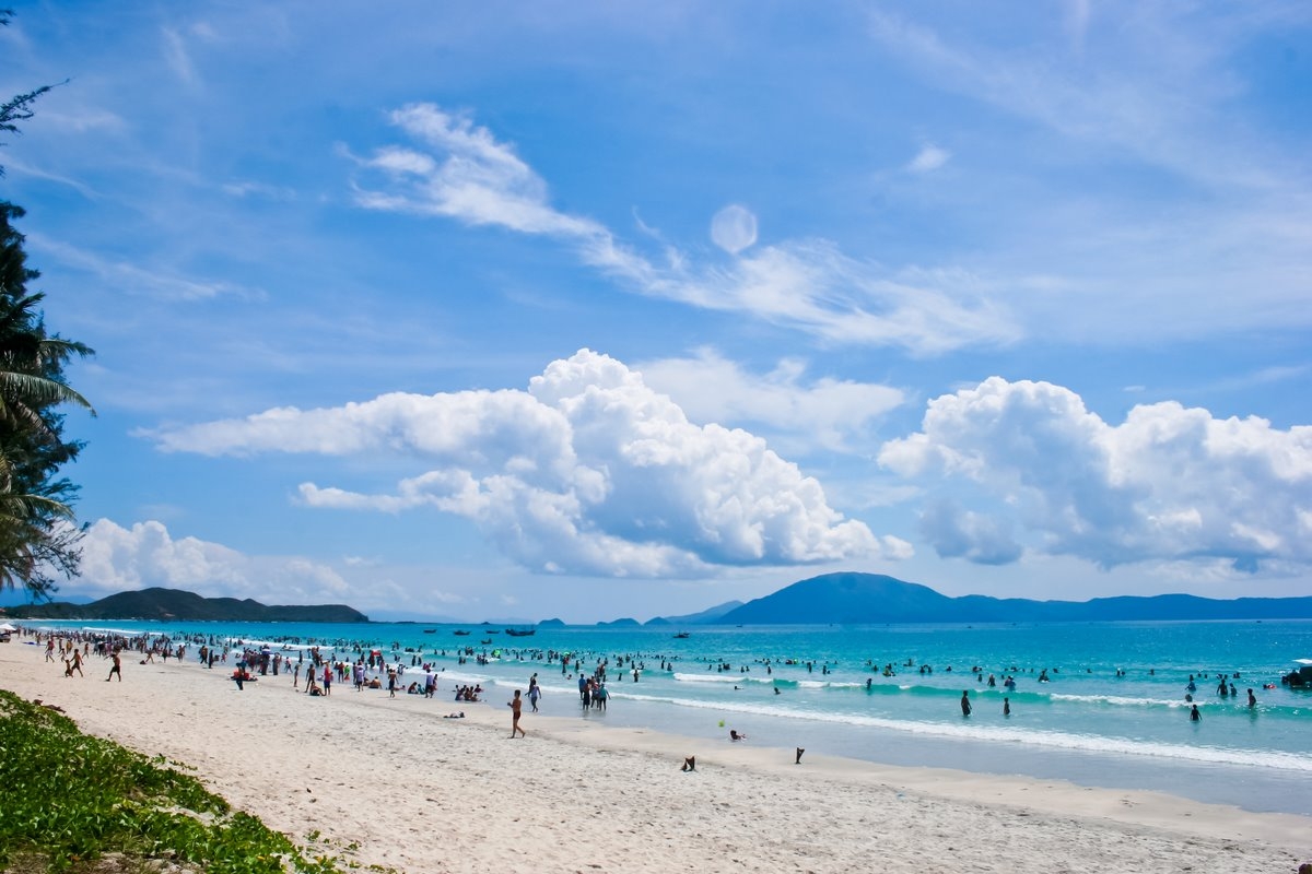 Bãi biển Cửa Đại là nơi khách du lịch quốc tế thường lui tới rất nhiều khi du lịch Hội An. Ảnh ST