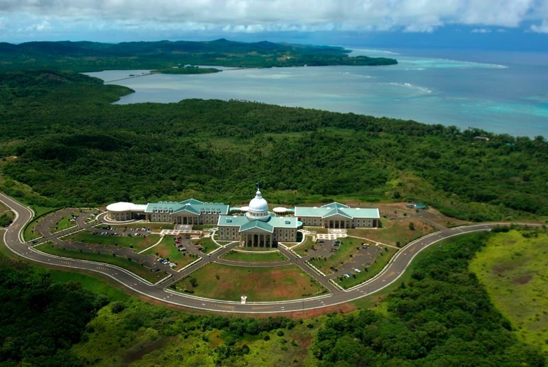 Melekeok Palau nhìn từ trên cao