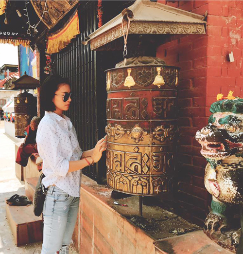 Ngô Thanh Vân vừa có một chuyến đi ý nghĩa về đất Phật - Kathmandu (Nepal).