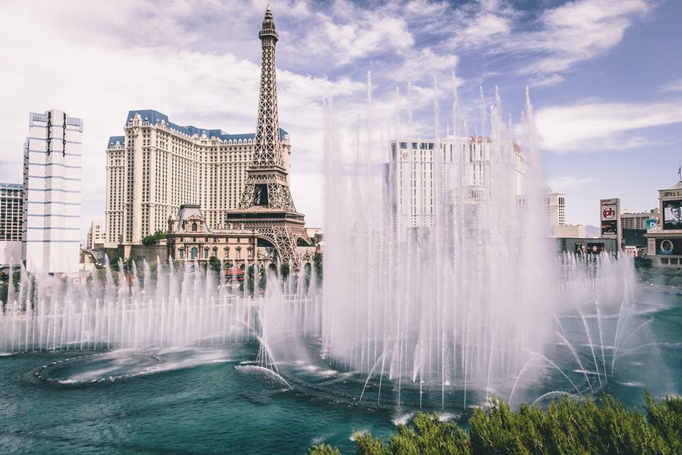Đài phun nước ở Bellagio, Las Vegas, Mỹ