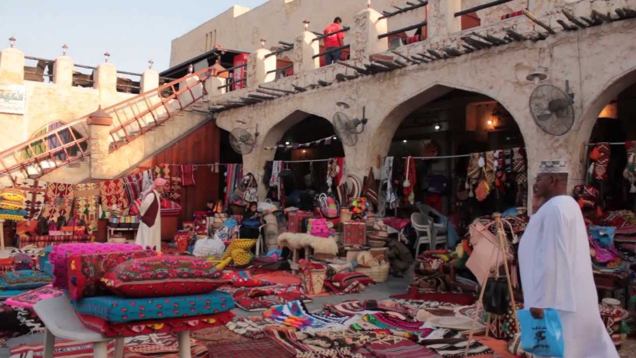 Một khu chợ của Qatar 