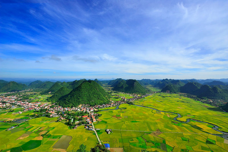 Bắc Sơn là huyện thuộc tỉnh Lạng Sơn và cách Hà Nội khoảng 160 km về phía Bắc. Ảnh: Diem Dang Dung.