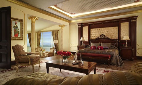 Phòng Royal Suite, cung điện Mardan