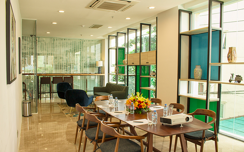 Căn hộ Oakwood còn có phòng họp dành cho khách hàng có chuyến công tác tại thành phố Hồ Chí Minh