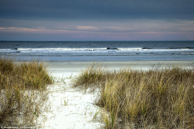 Đảo Hilton Head ở phía Bắc Carolina dành vị trí thứ hai với bờ biển đầy cát trắng và nước xanh biếc 