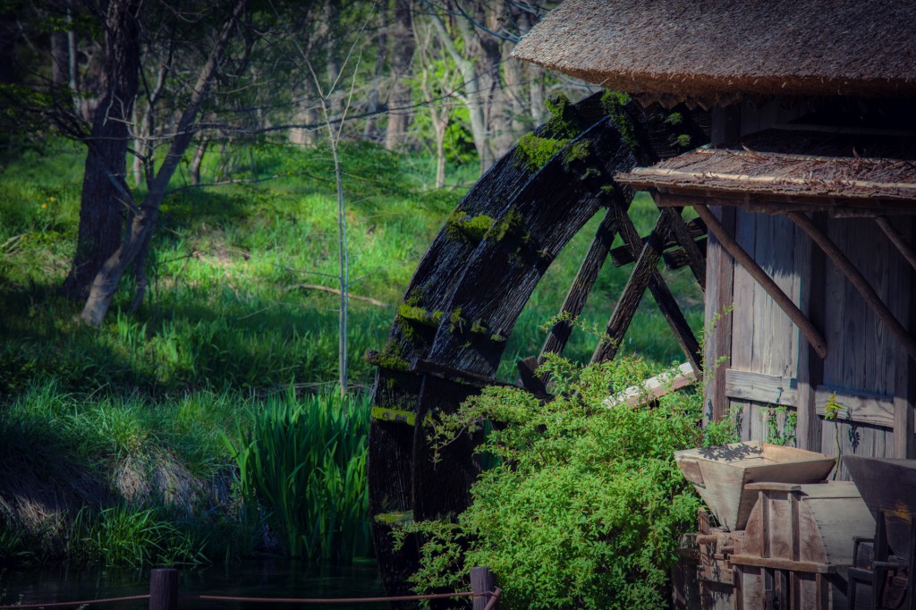 Bên cạnh đó, những bánh xe nước bằng gỗ đậm chất cổ xưa bên cạnh dòng sông trong xanh chính là điểm thu hút du khách thích thú nhất. Đây chính là địa điểm quay bộ phim nổi tiếng “Yume” của đạo diễn Kurosama Akira.