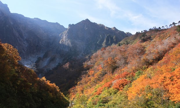 16. Quận Gunma, Honshu, Nhật Bản: Honshu là một điểm đến không thể bỏ lỡ vào mùa thu. Không chỉ là sắc đỏ - vàng - xanh đẹp tuyệt vời mà đến đây bạn còn có thể bắt gặp những đàn khỉ hoang dã.
