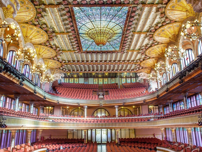 Nhà hát Catalana, Barcelona, Tây Ban Nha. Ảnh: Wikipedia