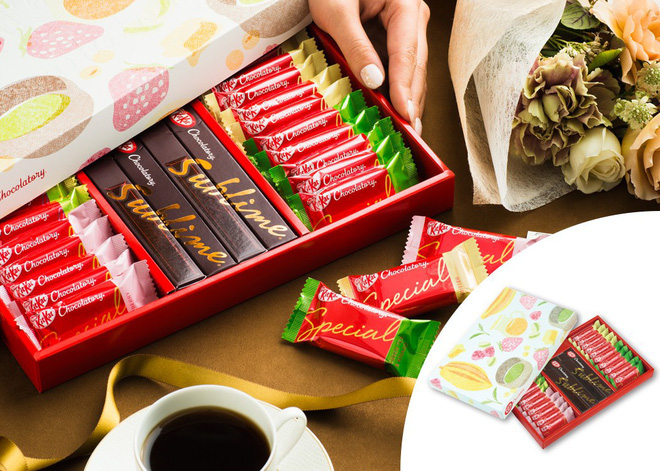 Hộp quà Kit Kat với nhiều hương vị khác nhau