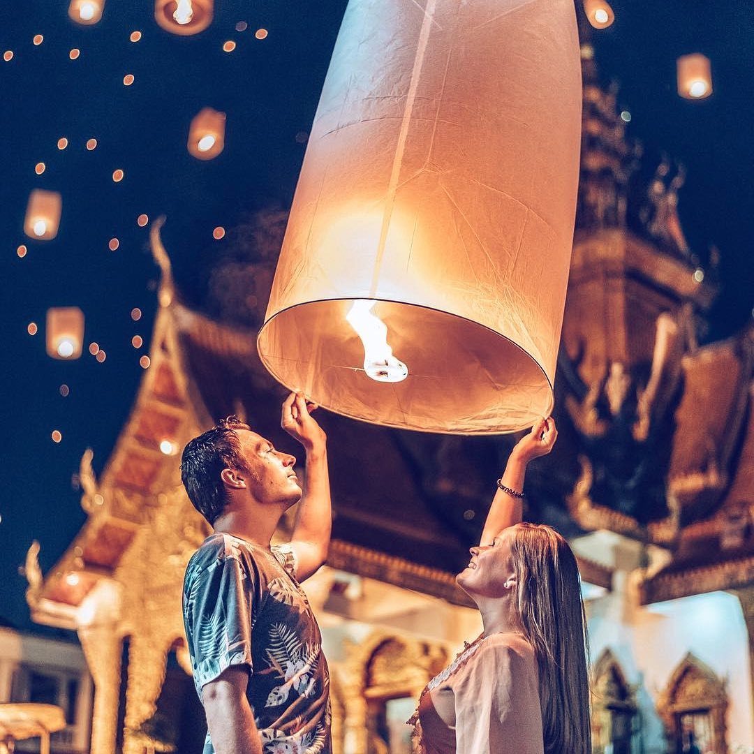 lễ hội thả đèn Yi Peng 2022 2