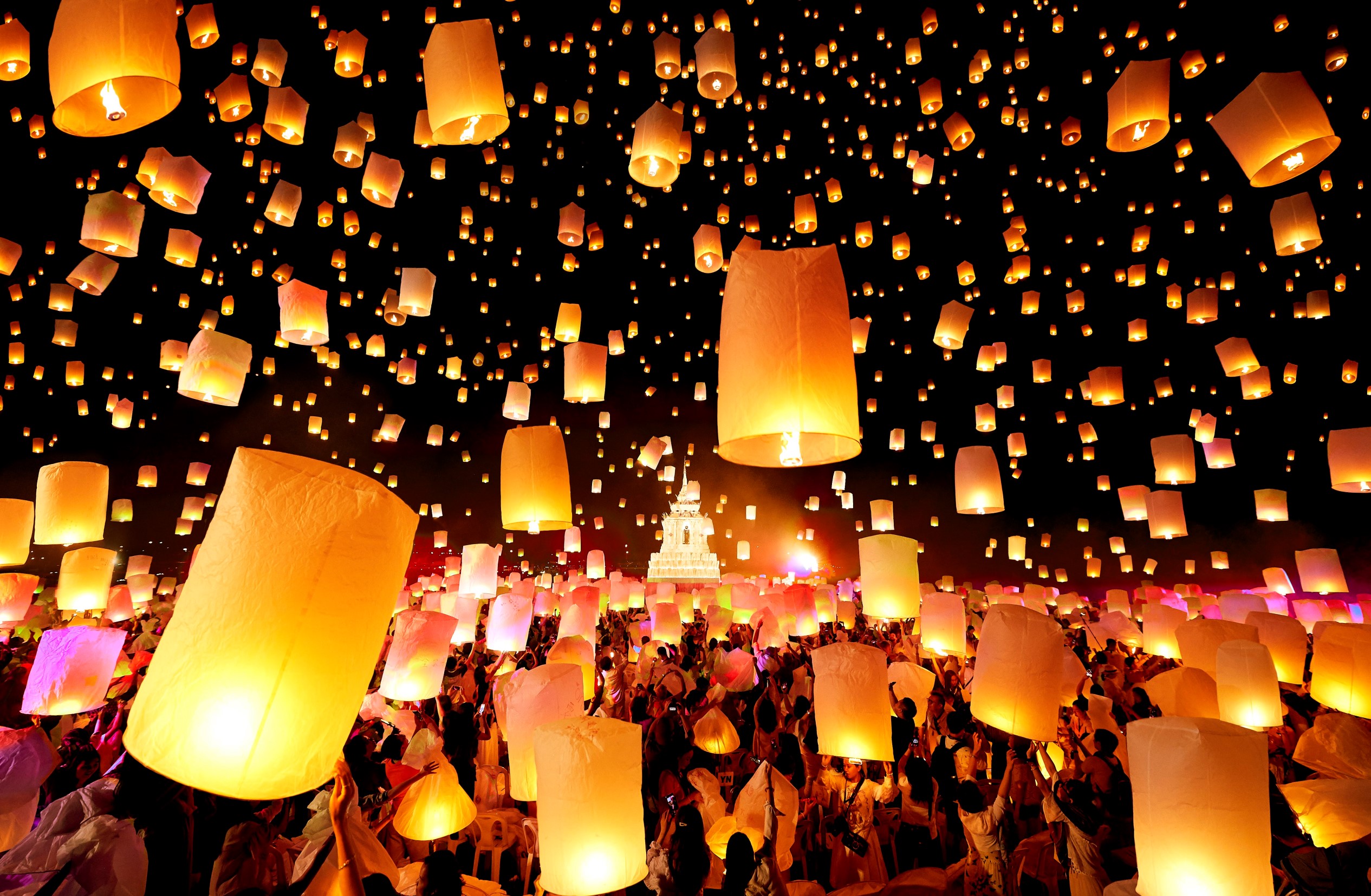 lễ hội thả đèn Yi Peng 2023 4
