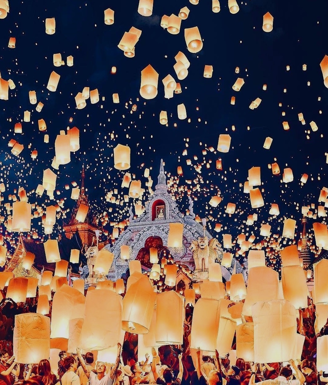 lễ hội thả đèn Yi Peng 2023 1