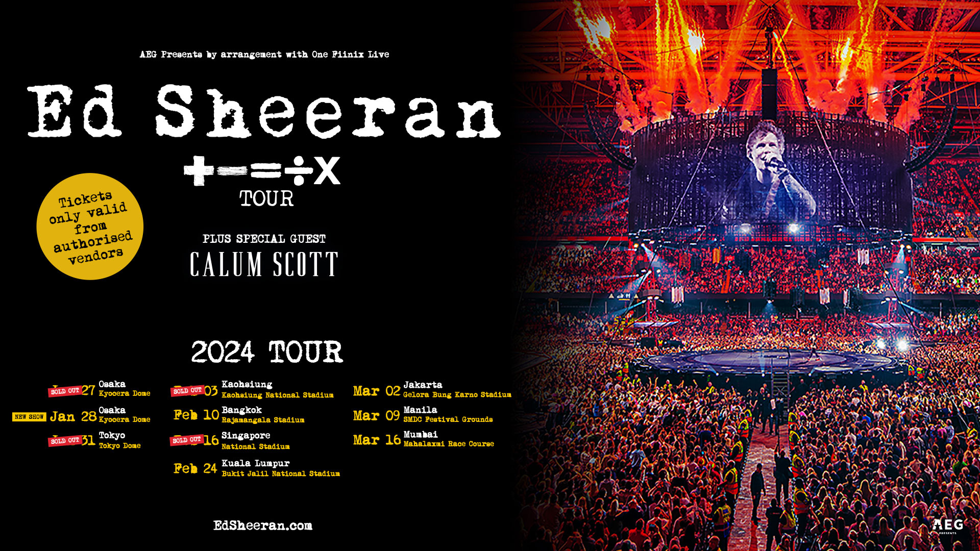 Ed Sheeran Concert Asia 2024 1